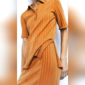 Zara knitted set stretchy set size L - Oversized Fit